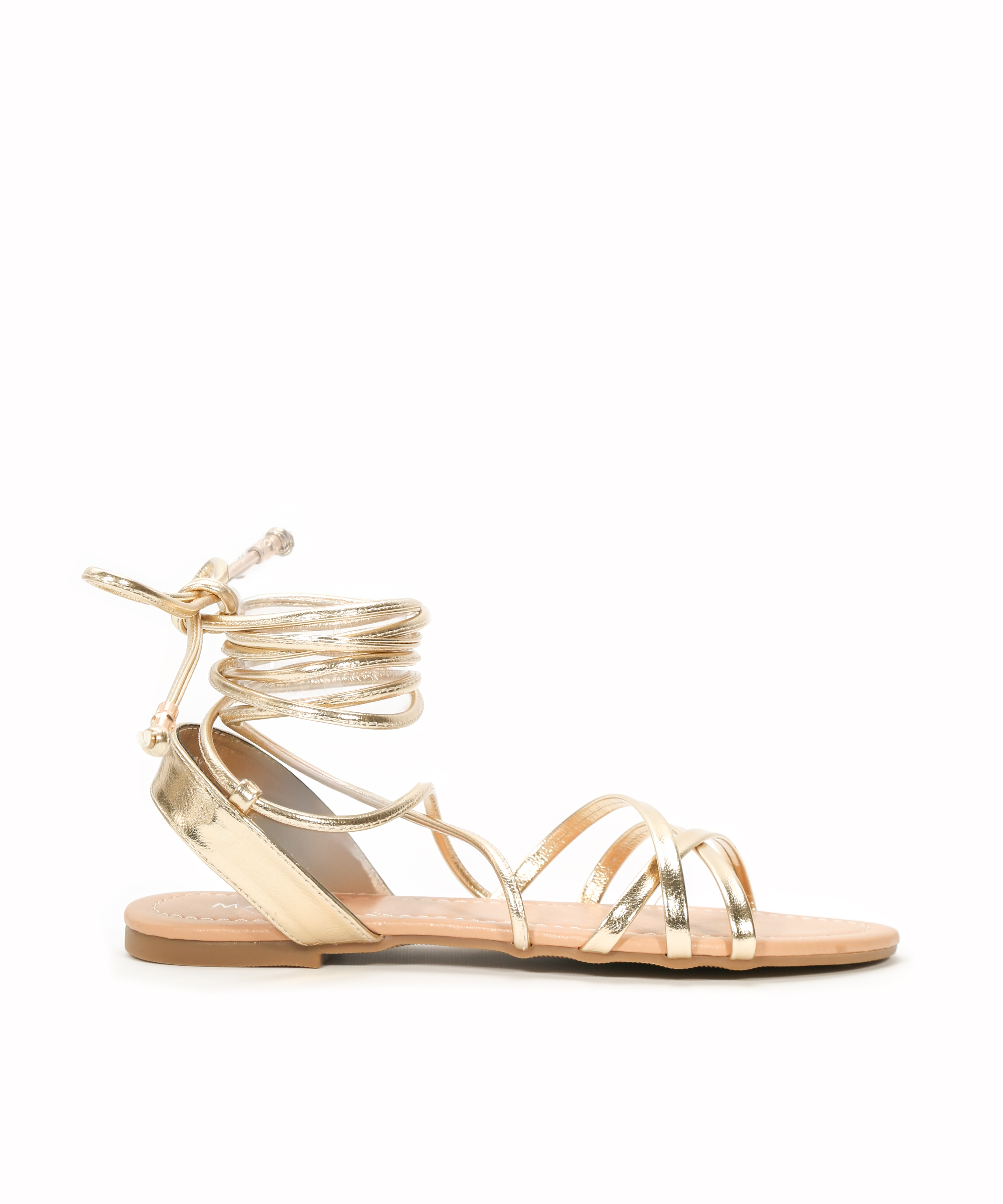 Sandalia plana atada al tobillo image number null